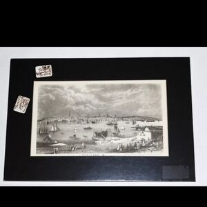 Charles magnus portland, ME harbor engraving
